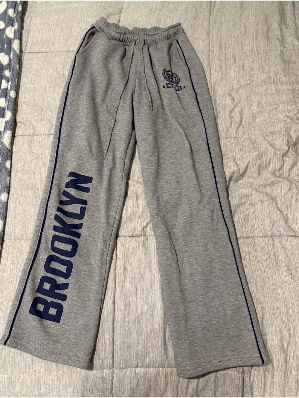 Gray 'Brooklyn' Athletic Sweatpants